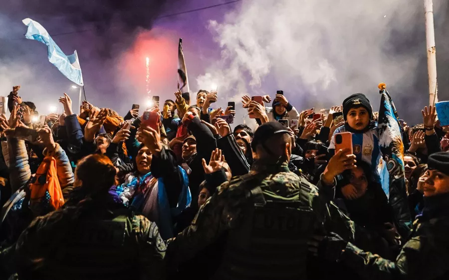 Los bicampeones de América ya están en Buenos Aires