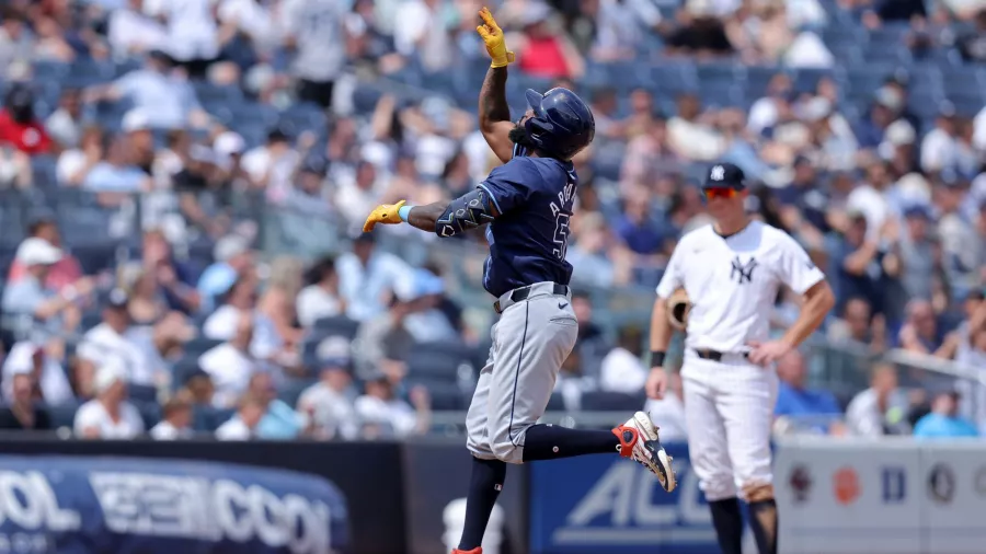 Randy Arozarena tuvo una tarde mágica en Yankee Stadium