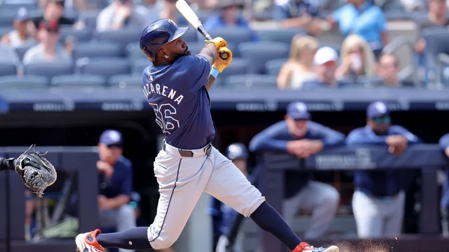 Randy Arozarena tuvo una tarde mágica en Yankee Stadium