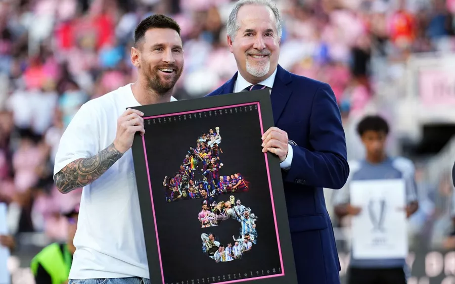 El homenaje para Lionel Messi por sus 45 titulos en su carrera