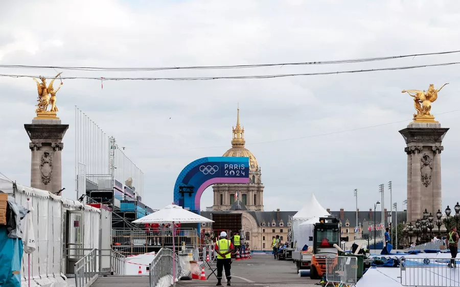 Así luce París a cuatro días del inicio de los Juegos Olímpicos