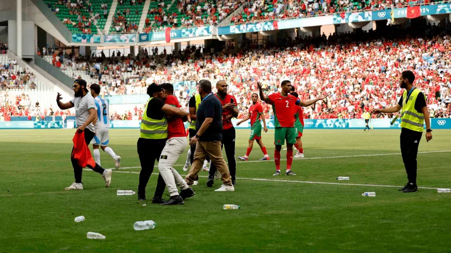 Caos en el debut de Argentina en el futbol olímpico