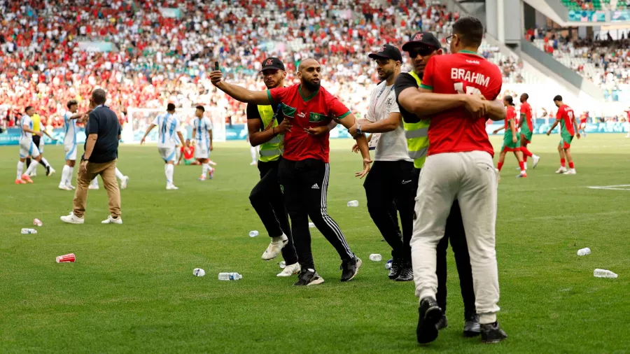 Caos en el debut de Argentina en el futbol olímpico