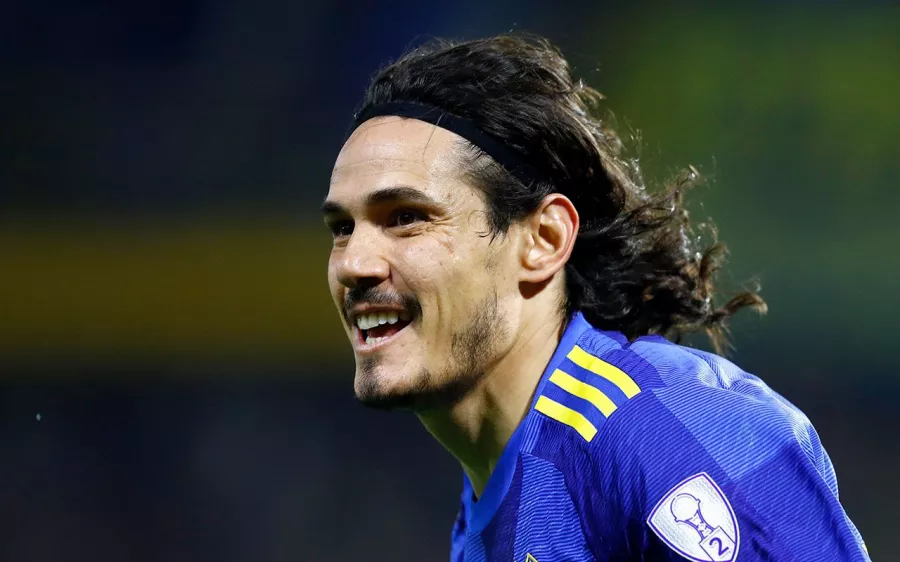 Edinson Cavani, el goleador de Boca Juniors en la Sudamericana