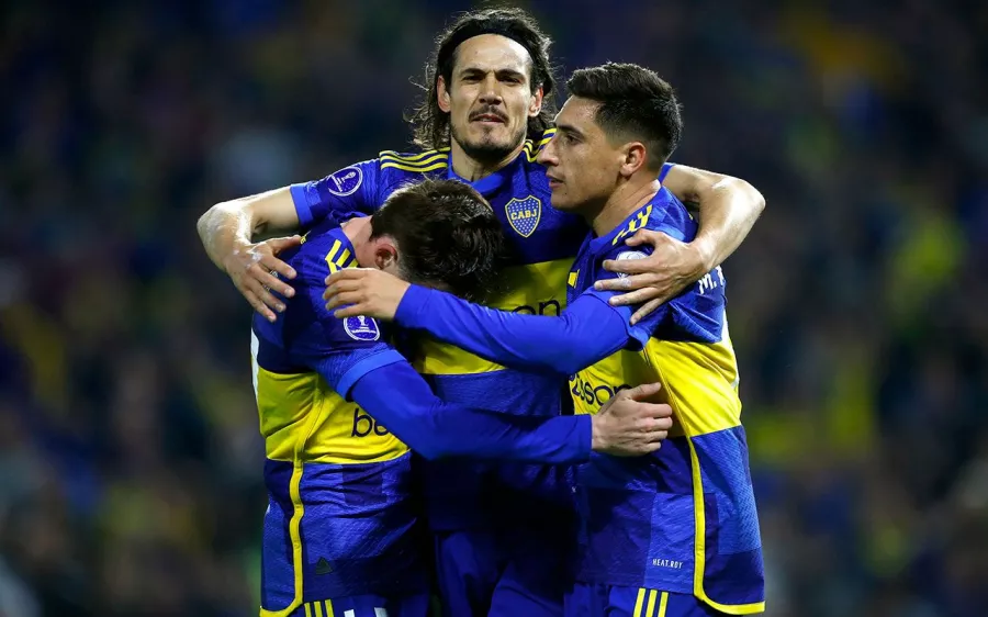 Edinson Cavani, el goleador de Boca Juniors en la Sudamericana