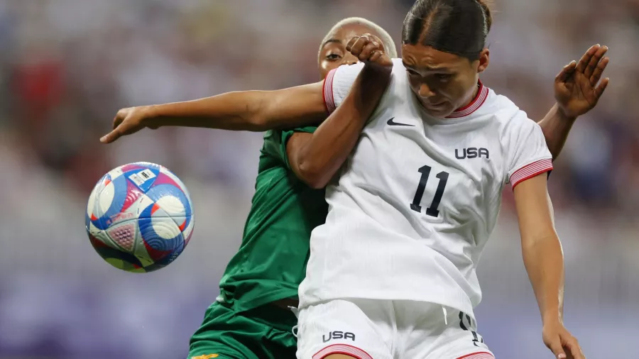 Estados Unidos fue implacable con Zambia en su debut olímpico