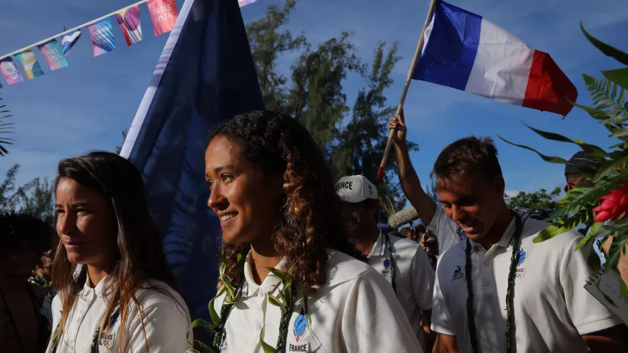 Los atletas franceses vivieron en grande la fiesta olímpica en casa