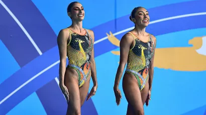 Natación Artística (dúo femenino): Nuria Diosdado y Johana Jiménez