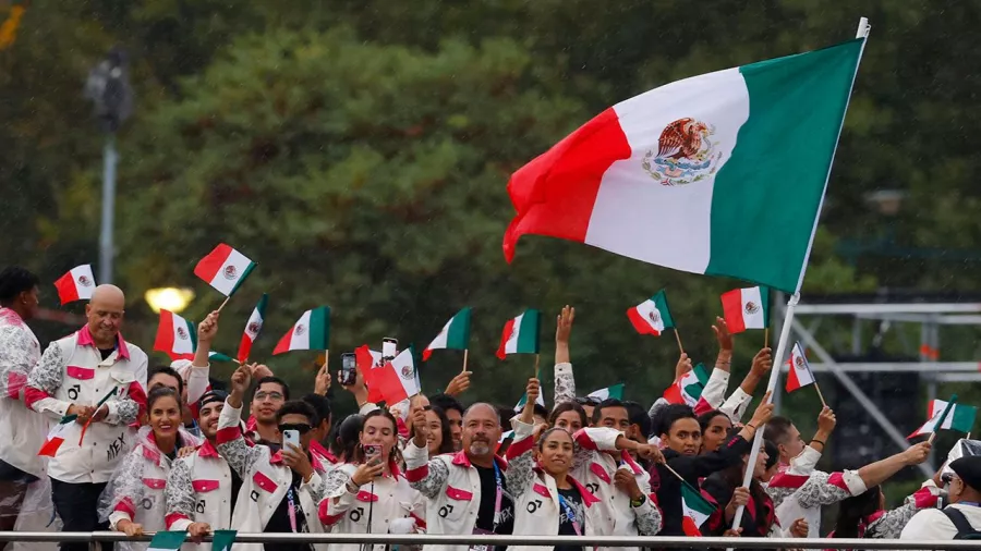 México en la ceremonia de inauguración de los Jugos Olímpicos.