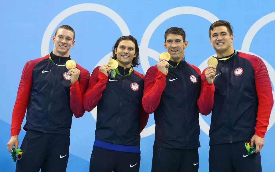 1. Estados Unidos 2655 medallas (1070 oro, 841 plata y 744 bronce)