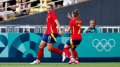 Alexia Putellas anotó el gol del triunfo a los 85 minutos