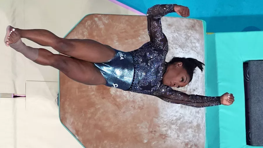 Simone Biles brilló en su regreso a Juegos Olímpicos