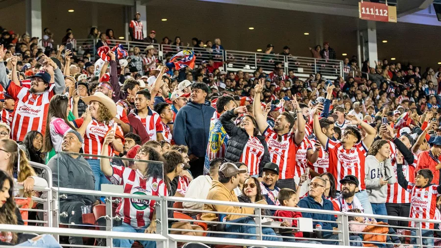 California, el estado con más mexicanos en todo el mundo, arropó a Chivas en su debut en la Leagues Cup 2024.