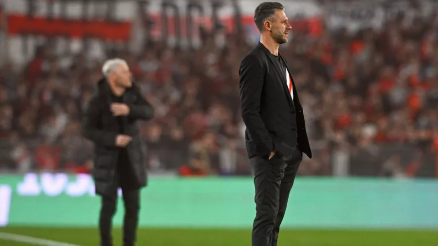 Entre lágrimas, Martín Demichelis se despidió de River Plate