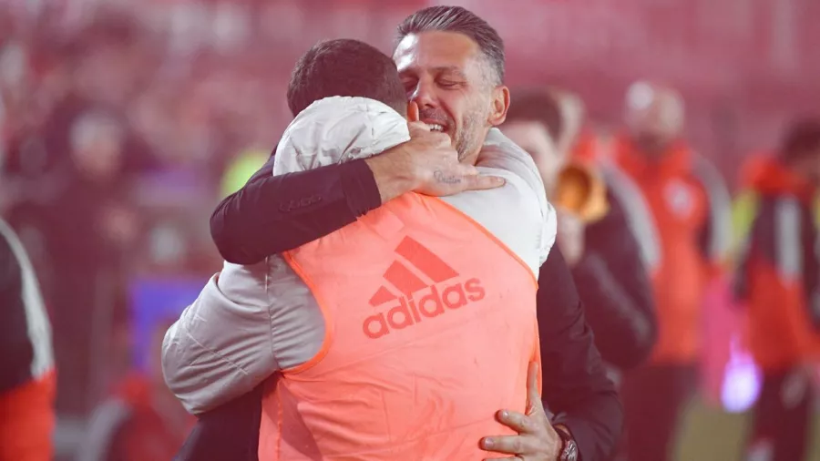 Entre lágrimas, Martín Demichelis se despidió de River Plate