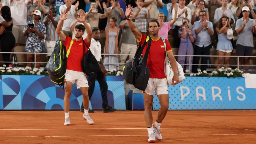 Rafael Nadal y Carlos Alcaraz cayeron en los cuartos de final de París 2024