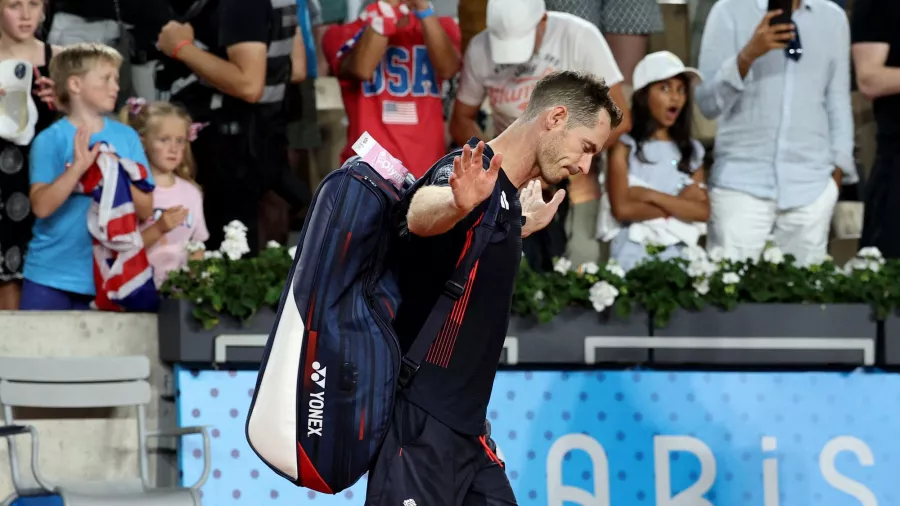 Un sentido adiós de Andy Murray en un gran escenario