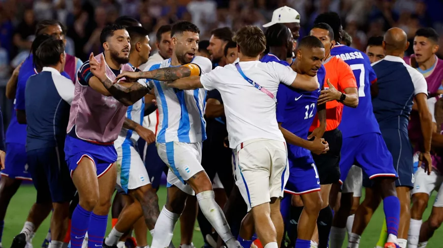 Los ánimos se desbordaron entre Argentina y Francia