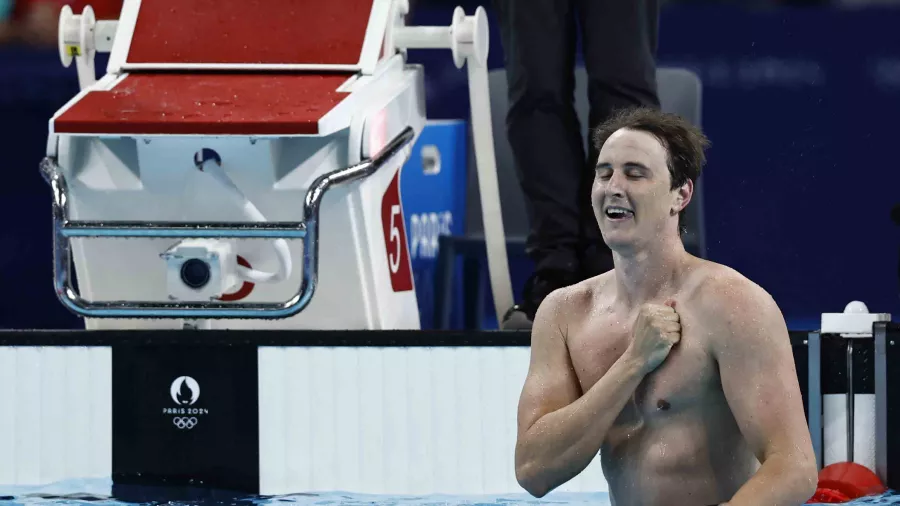 Cameron McEvoy le da a Australia su primer oro en 50 metros libres