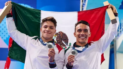 ¡Una más! México gana la medalla de plata en clavados