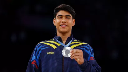 Ángel Barajas le da a Colombia su primera medalla en París 2024