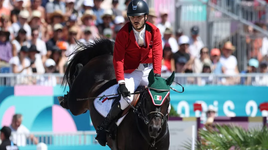 El mexicano Andrés Azcárraga, a la final de salto ecuestre