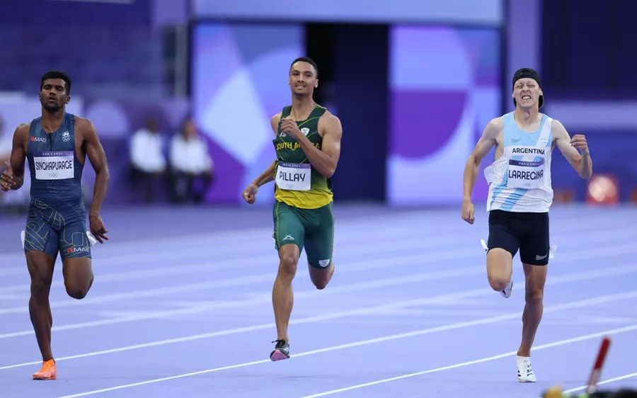 El atleta argentino que corrió con gorra en la pista de París 2024