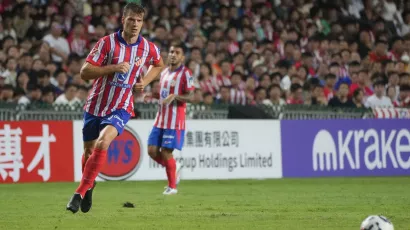 Doblete de Alexander Sørloth en su presentación con Atlético de Madrid