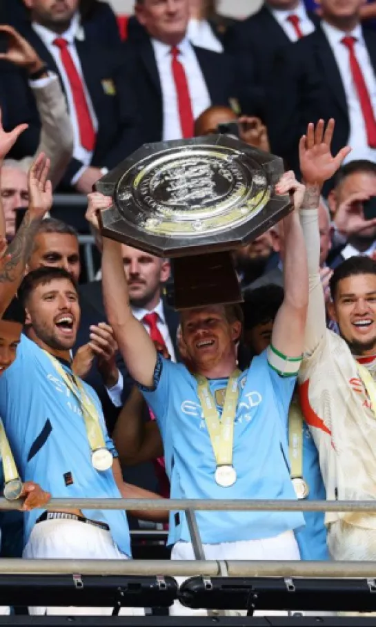 Manchester City sufrió, pero le ganó la Community Shield al United