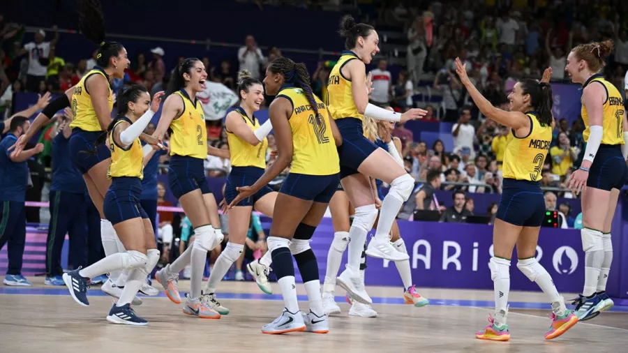 Sexta medalla de bronce en voleibol femenil para Brasil en los Juegos Olímpicos 