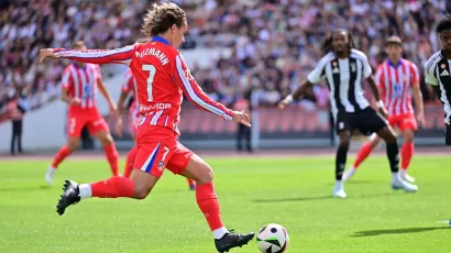 Atlético de Madrid venció 2-0 a Juventus en el último amistoso de la pretemporada