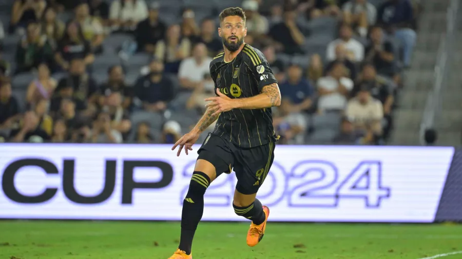 Olivier Giroud inició su nueva faceta como jugador del LAFC