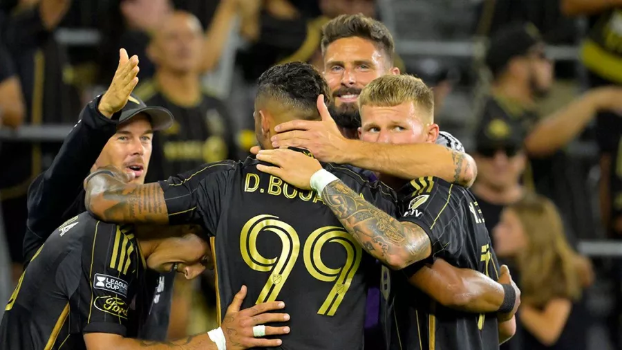 Festejó con sus compañeros el triunfo sobre San Jose Earthquakes