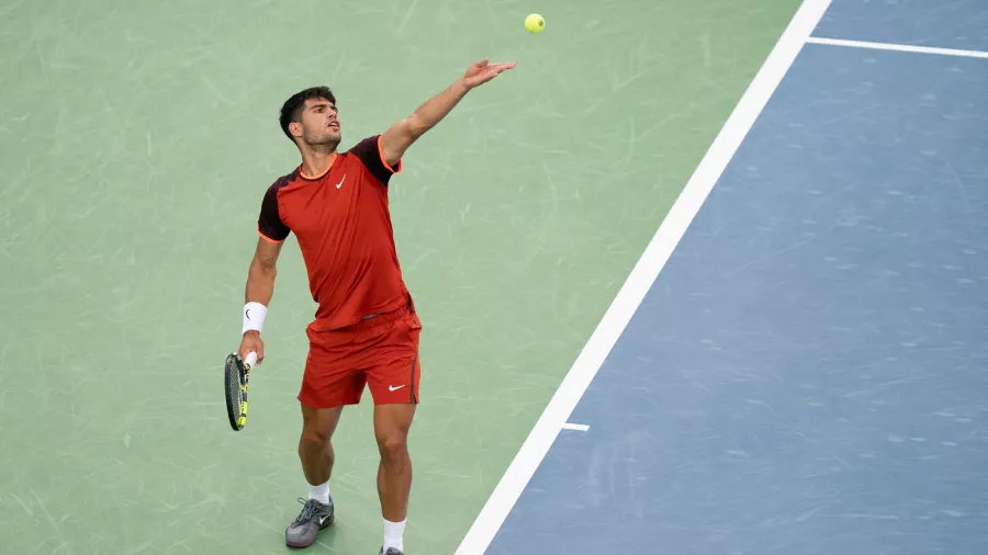 Carlos Alcaraz cayó ante Gael Monfils en Cincinnati