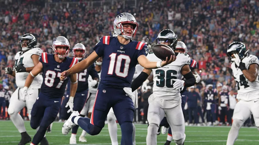 Buen regreso de los Eagles y ganaron en New England