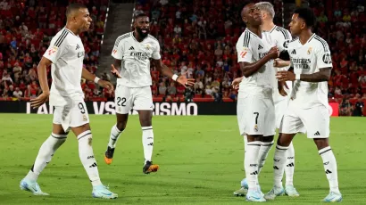 Rodrygo marcó el primer gol de Real Madrid en La Liga por segunda temporada consecutiva