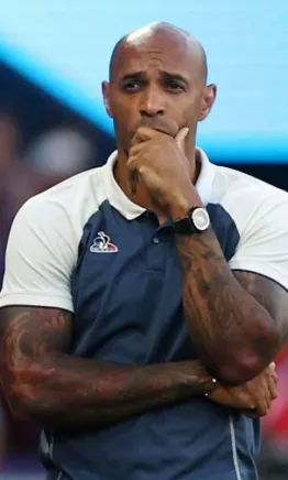 Thierry Henry se despide del equipo Sub-23 de Francia