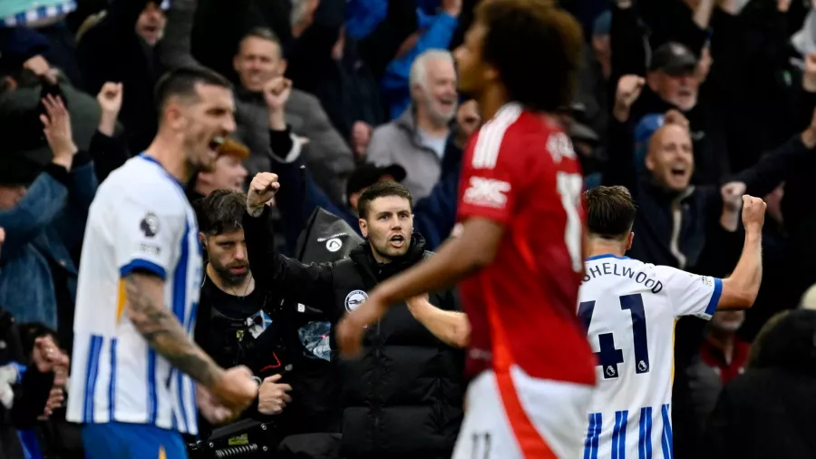 Brighton le borró la sonrisa al Manchester United