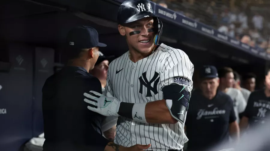 Aaron Judge llegó a 61 home runs y a 4 juegos consecutivos conectando