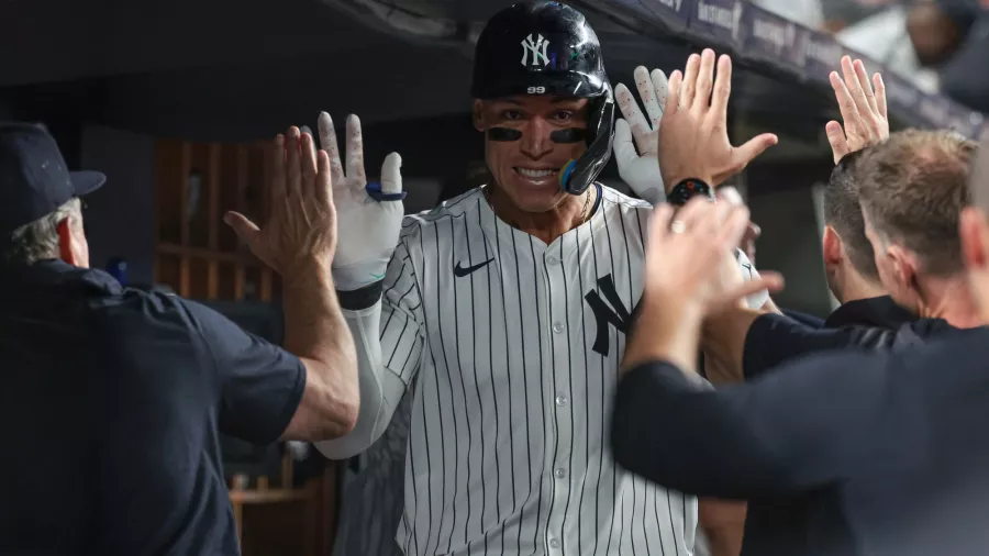 Aaron Judge llegó a 61 home runs y a 4 juegos consecutivos conectando