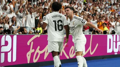 Primer tanto en el Santiago Bernabéu