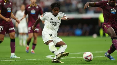 Primer gol con la camiseta 'Merengue' en La Liga