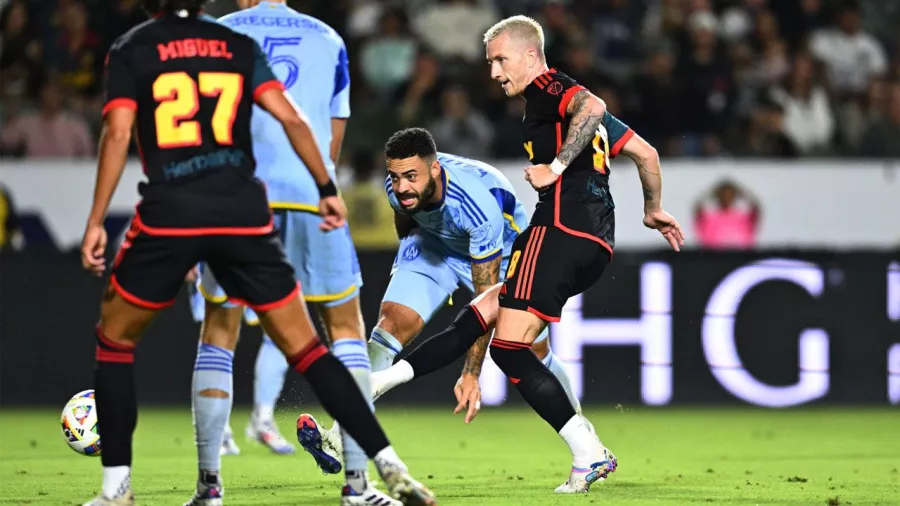 Reus marcó su primer gol en la MLS