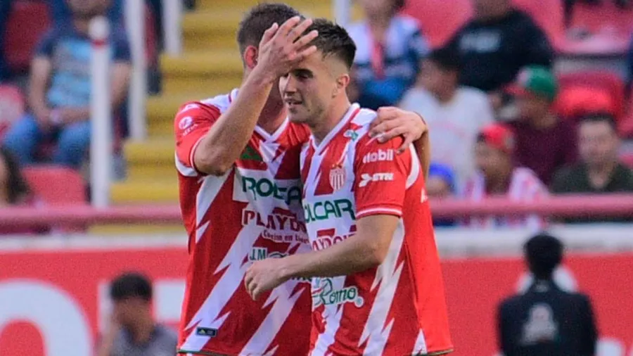 Así celebró Necaxa su triunfo perfecto en casa.