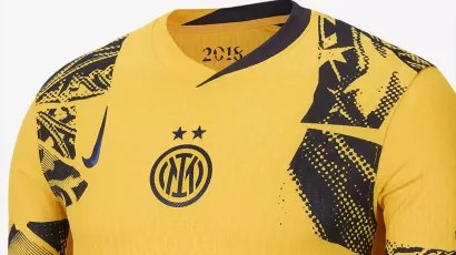 Inter presenta una camiseta amarilla y muy especial