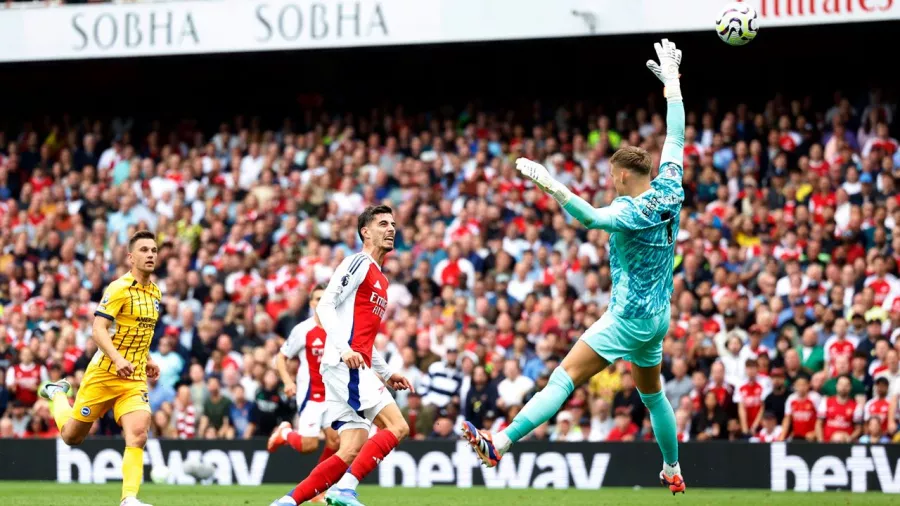 Havertz superó a Mesut Özil con 34 goles en la Premier League