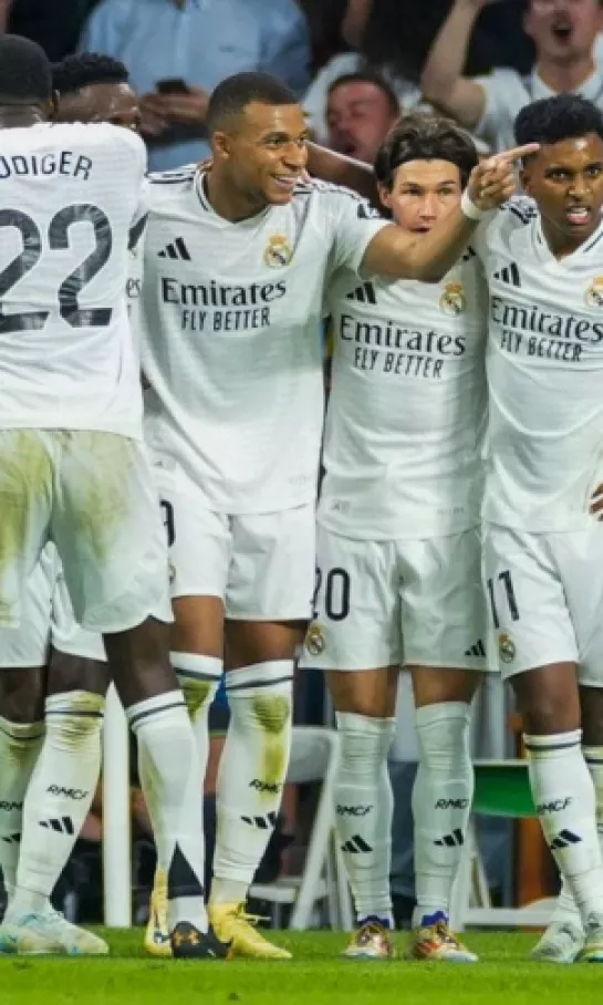 Kylian Mbappé brilló por primera vez con Real Madrid en La Liga