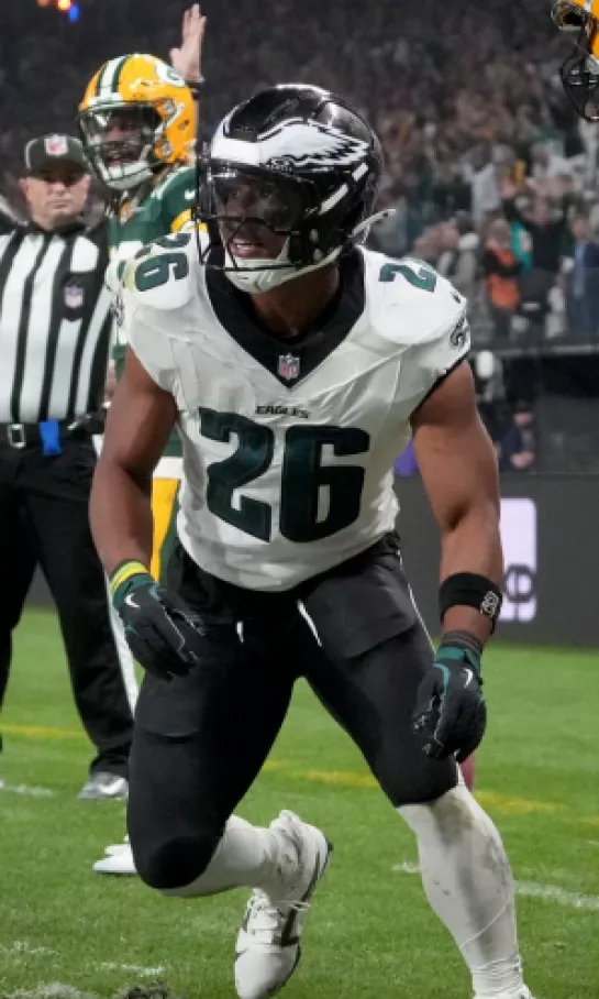 Saquon Barkley y los Eagles conquistaron Brasil