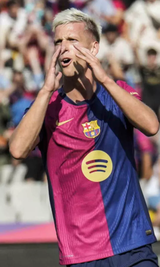 El Barcelona respira, Dani Olmo no está lesionado