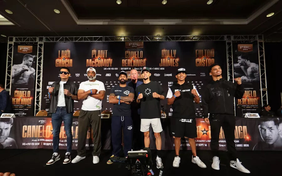 Peleas del 'Undercard'. Stephen Fulton vs. Carlos Castro; Romain Villa vs. Ricardo Salas y Jonathan López vs. Richard Medina.